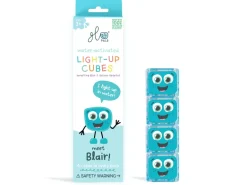 Glo pals - 4 cubes lumineux dans l'eau - bleu