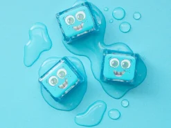 Glo pals - 4 cubes lumineux dans l'eau - bleu