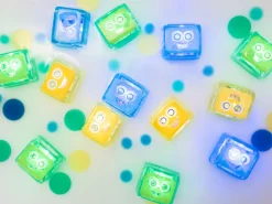 Glo pals - 4 cubes lumineux dans l'eau - bleu