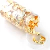 Grande boite de feuilles d'étain pour résine et création de bijoux - Doré