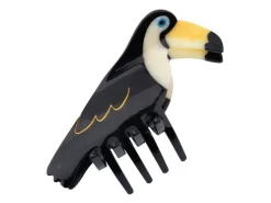 Grande pince à cheveux - Toucan