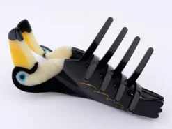 Grande pince à cheveux - Toucan