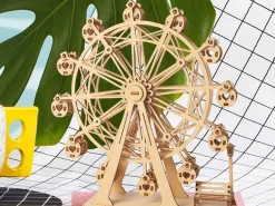 Grande roue en bois à assembler