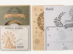 Grande roue en bois à assembler
