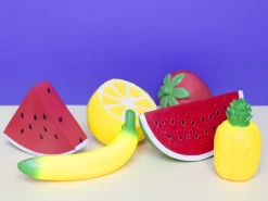 Gros squishy demi citron - anti-stress