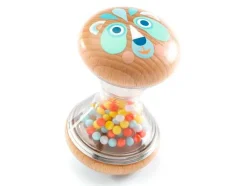Hochet bébé en bois Baby Sabli - Djeco