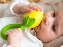 Jouet de dentition Hochet bébé Lemon le Citron- Oli&Carol