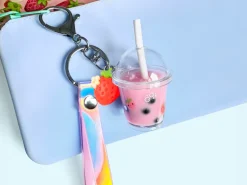 Kit bijoux de sac / Bag Charm -Bubble Tea