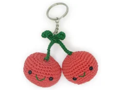 Kit crochet - Pendentif sac cerise