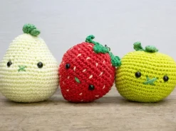 Kit crochet - Pendentif sac fraise