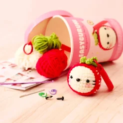 Kit crochet Easygurumi Fraise - Graine Créative