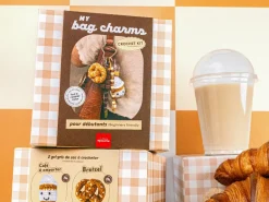 Kit crochet pour débutant - bag charms- coffee time