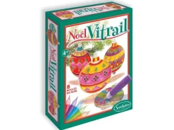 Kit de création Vitrail Noël 8 boules - Sentosphère