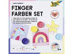 Kit de peinture aux doigts pour enfant - Sweet Rainbow