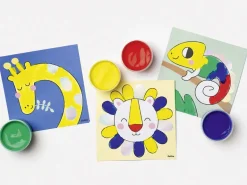 Kit de peinture aux doigts pour enfant - Happy Safari