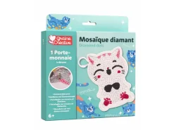 Kit diamond mosaic - Porte-monnaie chat
