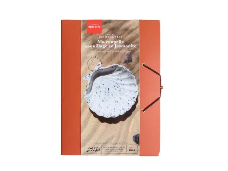 Kit DIY HOME DÉCO - Ma coupelle coquillage en Jesmonite
