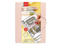 Kit DIY Home Déco - Mon carnet de coloriage détente