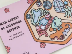 Kit DIY Home Déco - Mon carnet de coloriage détente