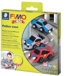 Kit Fimo Kids - Course de police