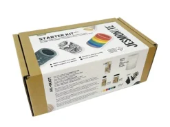 Kit Jesmonite AC100 - Pot cylindrique rayé