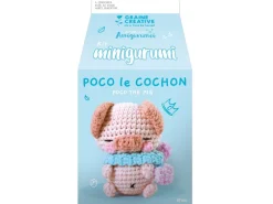 Kit Minigurumi - Cochon 10 cm - Graine Créative