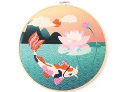 Kit punch needle carpe koi - Graine Creative