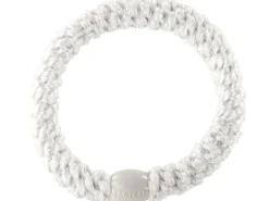 Élastique cheveux Blanc pailleté - Kknekki