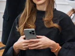 Élastique cheveux Blanc pailleté - Kknekki