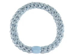 Élastique cheveux Bleu aqua Pailleté - Kknekki