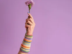 Élastique cheveux Corail Pailleté - Kknekki