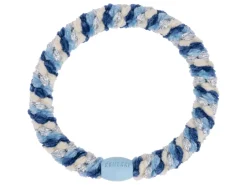 Élastique cheveux Mix Bleu Argenté Pailleté - Kknekki