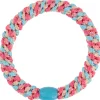 Élastique cheveux Mix Corail Turquoise Pailleté - Kknekki