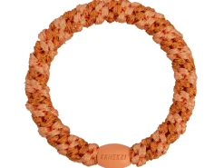 Élastique cheveux Rayé orange délavé pailleté - Kknekki