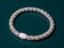 Élastique cheveux Slim Cirque pastel pailleté - Kknekki