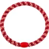 Élastique cheveux Slim Corail Bordeaux Rayé Pailleté - Kknekki