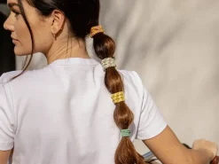 Élastique cheveux Slim Mix Camouflage Or - Kknekki