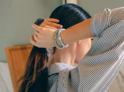 Élastique cheveux Slim Mix framboise & grenade - Kknekki