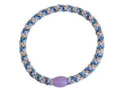 Élastique cheveux Slim Mix Violet-Argent-Or - Kknekki