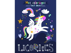 Livre - Licornes a colorier - Idees Book Creations