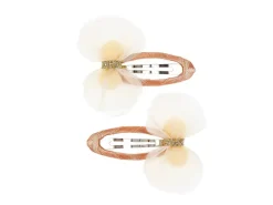 Lot de 2 barrettes Martha - Noeud en tulle