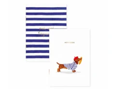 Lot de 2 carnets A6 - Duo Oui Baguette - ATWS