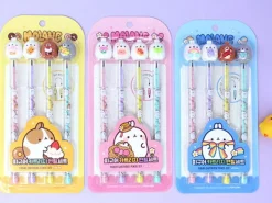 Lot de 4 crayons à cartouche Molang Figure