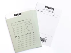 Lot de 4 Enveloppes vertes + papiers recettes pour journaling