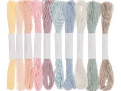 Lot de 10 Fils à broder – Set pastel
