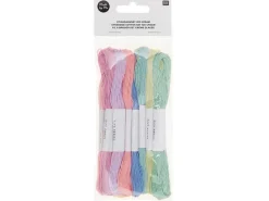 Lot de 10 Fils à broder – Set crème glacée