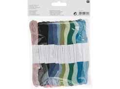 Lot de 24 Fils à broder – Set pastel