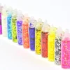lot de 12 fioles remplies de paillettes