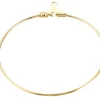 Lot de 2 intercalaires créoles 39 mm - doré à l'or fin 18k