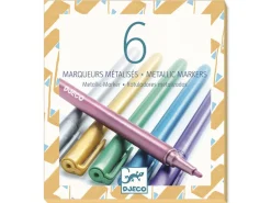 Lot de 6 marqueurs métallisés